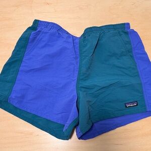 Patagonia Women's Baggies- Purple and Teal